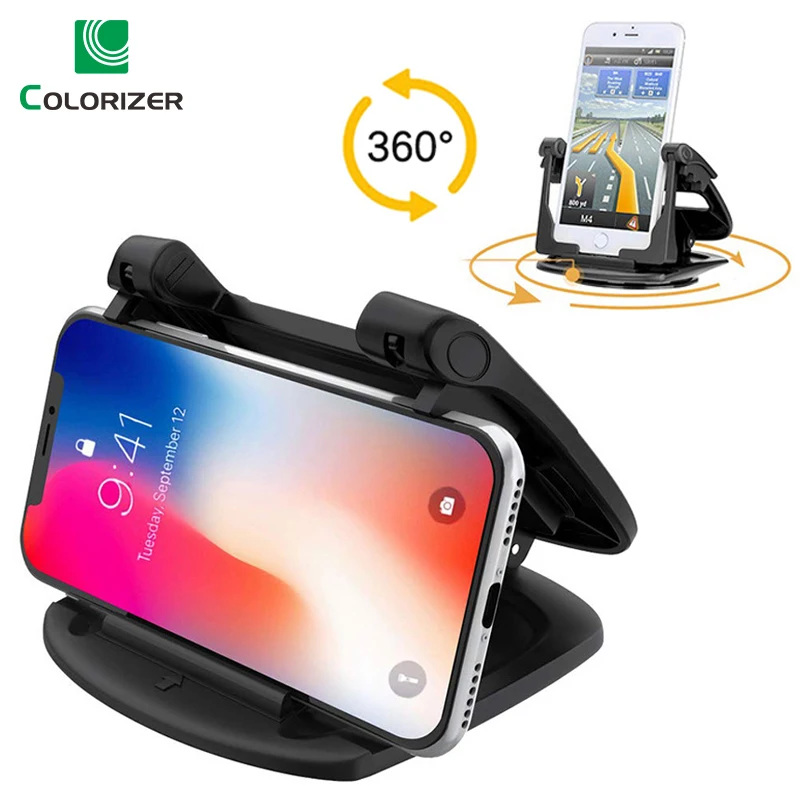 

Phone Car Dashboard Holder 360 Rotate Non-Slip Sticky Gel Pad Washable Car Mount Bracket For iPhone XS Max Samsung S10 Note9 GPS