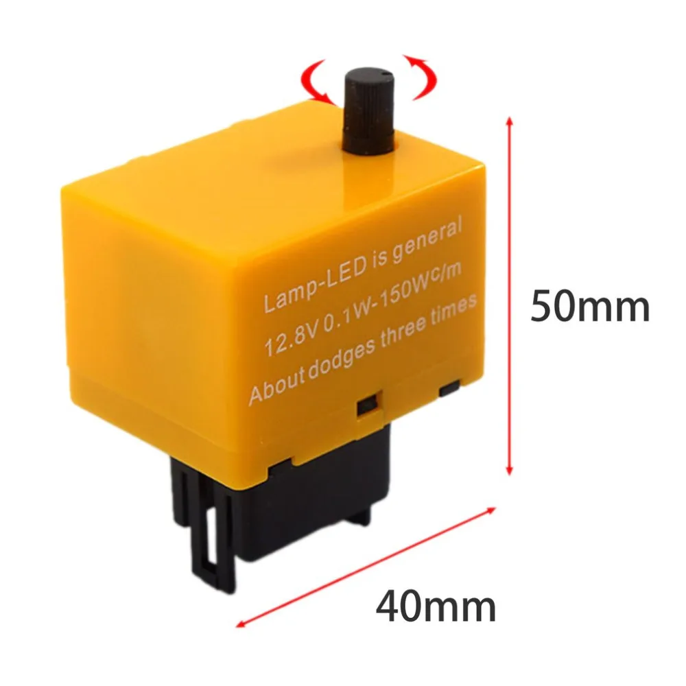 8 Pin Car Flasher Relay Vehicle Automobile Flasher Adjustable Frequency