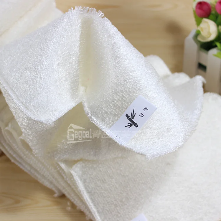 

2High Efficient Korean double thick Anti-grease Dish Cloth Bamboo Fiber Washing Towel Non stick oil Kitchen Cleaning Wiping Rags