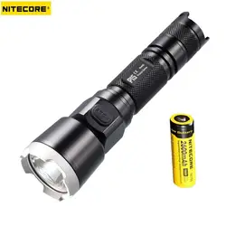 1 компл. Nitecore P15 Cree XP-G2 (R5) 430 люмен тактический фонарь + бесплатная 1 * Nitecore 2600 мАч 18650 Батарея для самообороны
