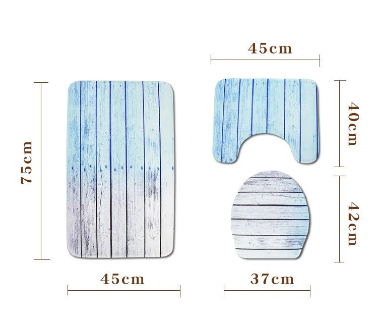 Zeegle ковер 3 шт Ванная комната фланелевые коврики для туалета Ванная комната Коврик противоскользящий для ванны ковер Ванная комната Rugs