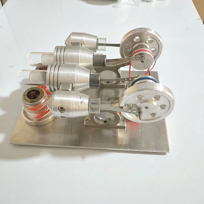 Модель двигателя Стирлинга миниатюрный цикл внешнего сгорания игрушка внеурочная домашняя работа производство освещение артефакт мозга