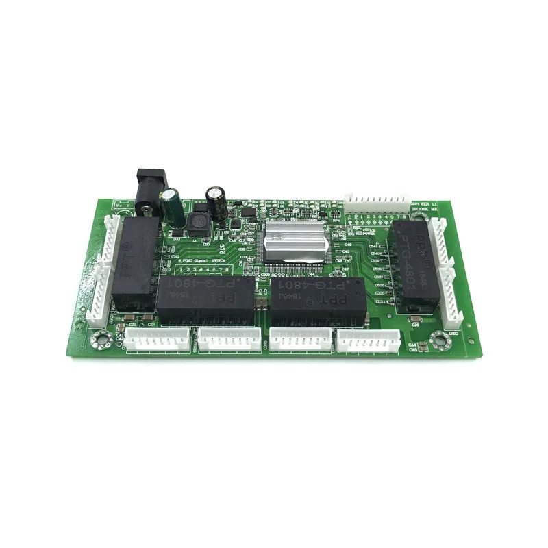 OEM PBC 8 портовый гигабитный Ethernet коммутатор портов с контактным канальным