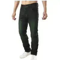 Men's High Stretch Denim Stragiht Jeans Green Wash Casual Pants Men Long Trousers Size 40 42 Dropshipping