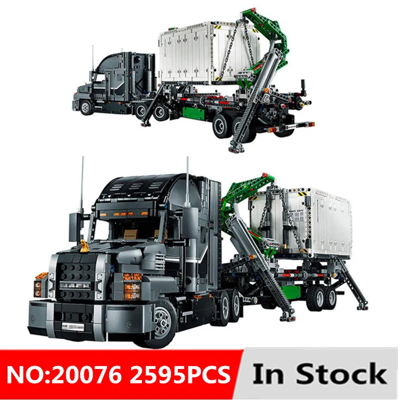 

Legoingly Technic Series Big Truck Sets diy Building Blocks Bricks compatible with 42078 Educational Toys for Children gift