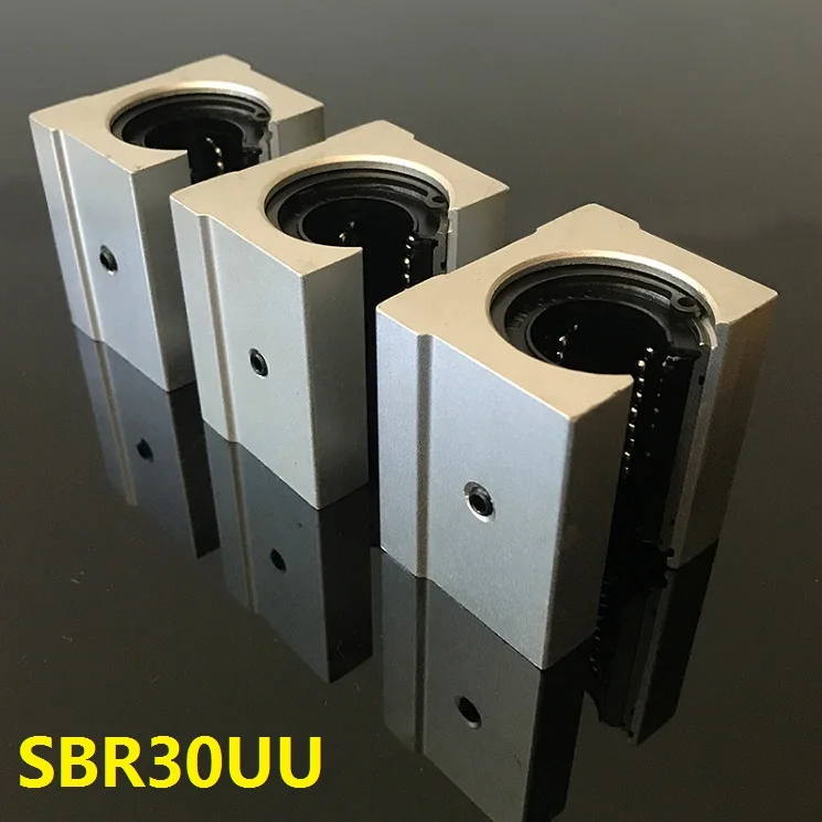 10 шт./лот SBR30UU открытый Тип Линейный шарикоподшипник скользящий блок для SBR30 30 мм