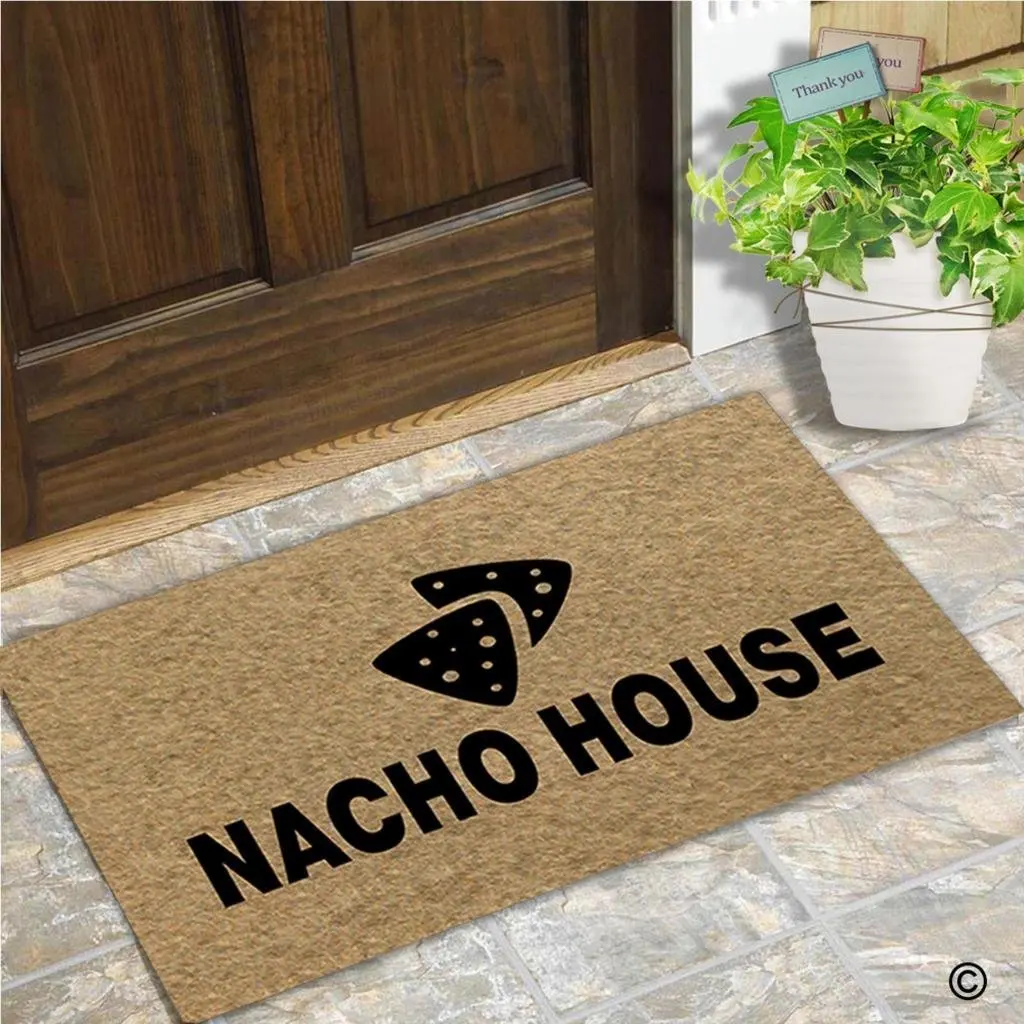 Funny Door Mat Entrance Front Door Mat Nacho House Home Doormat Indoor