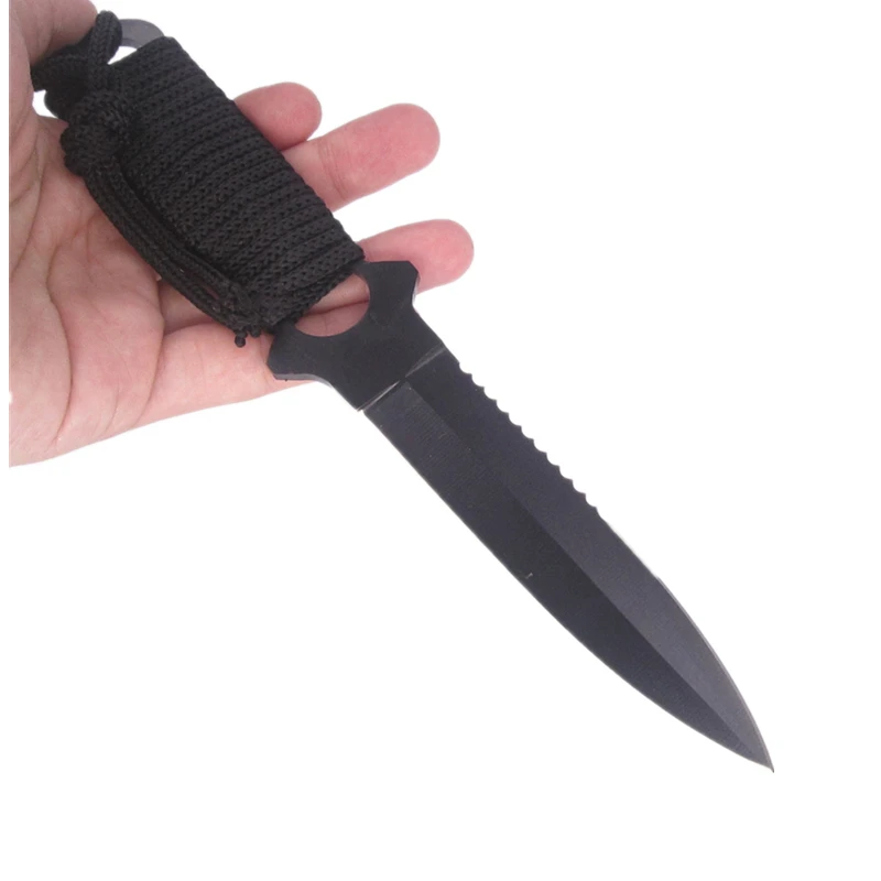 

Military Army Fixed Blade Scuba Dive Knife Freedive Snorkle Outdoor Camp Hike Hunt Survive Pocket Tactical Recsue