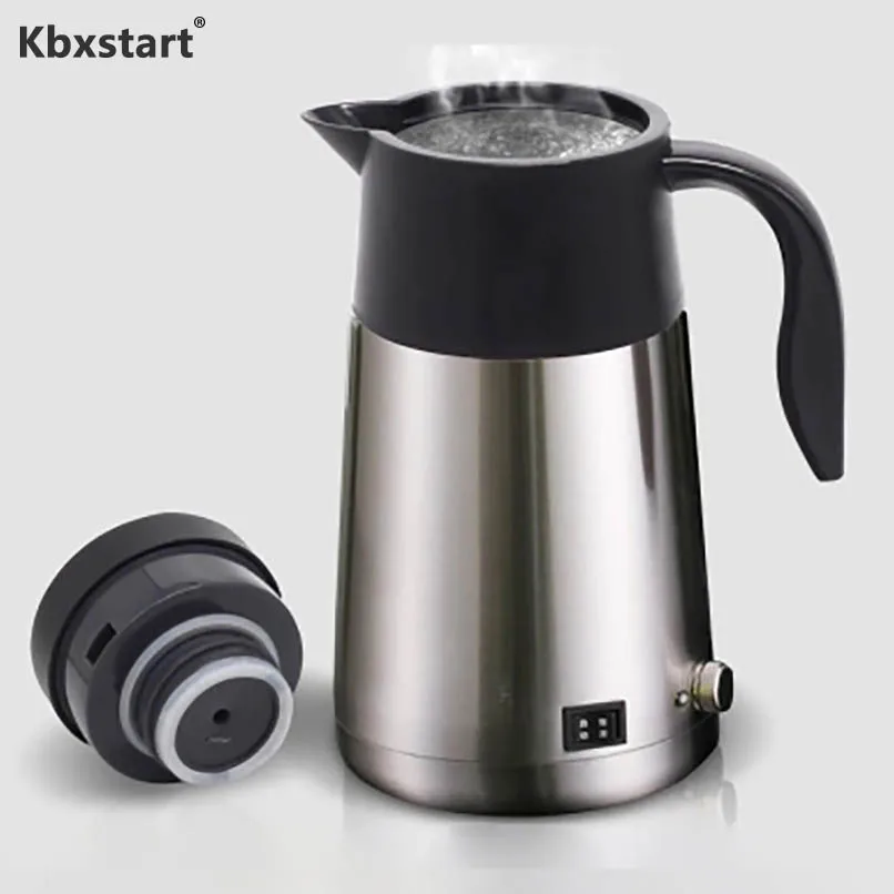 1.3l Large Capacity Car Electric Water Kettle With Car Kettle Insulation Pot 12v Water Heating