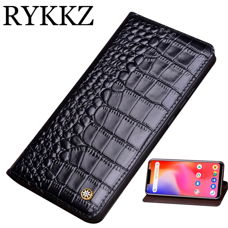RYKKZ Натуральная кожа флип чехол для Ulefone S10 Pro Чехол Магнитный кожаный телефона s |