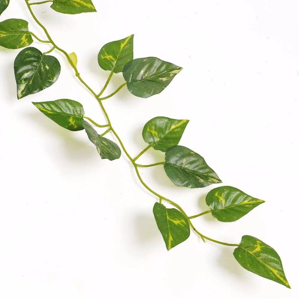 Artificial Ivy Leaf Garland Plants Plastic Green Long Vine Fake Foliage 80cm New