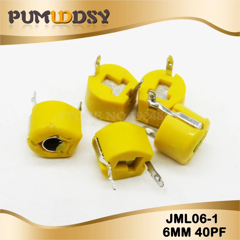 

20pcs 40P 40PF 6mm JML06-1 JML06 DIP trimmer Adjustable capacitor