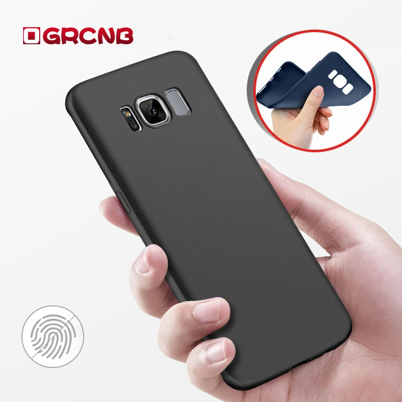 Luxury Soft Silicon Matte TPU Case For Samsung Galaxy S8 S8 Plus S7 Edge Cover For Samsung J3 J5 J7 A3 A5 A7 2017 2016 Case cases-for-s8+