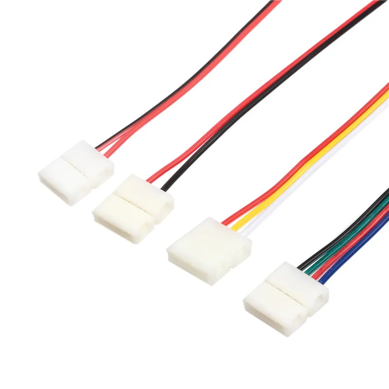 5/10 шт. 2Pin 3Pin 4Pin 8 мм 10 разъем комплект светодиодный PCB в поставки входит адаптер для