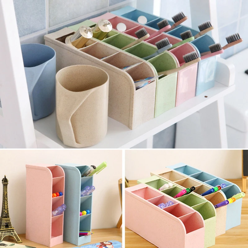 

Multifunction 4 Cells Plastic Organizer Storage Box Tie Bra Socks Drawer Cosmetic Divider Tidy Fashion Home Office Accessories