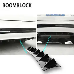 BOOMBLOCK заднего бампера 3D Прохладный наклейки в виде акул для Mercedes W204 W210 AMG Benz Bmw E36 E90 E60 Fiat 500 Volvo S80