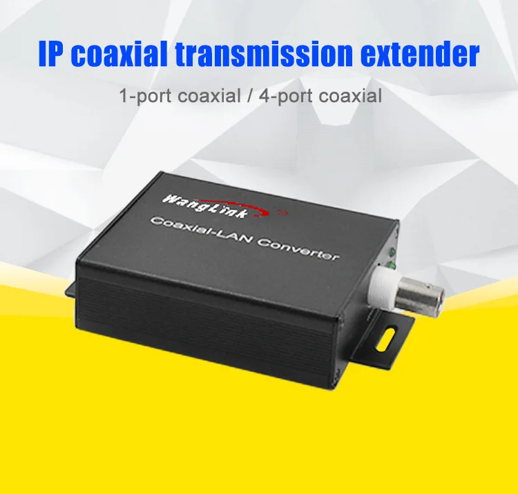 WangLink ip-аналог К конвертер ip-камеры 100 м ethernet аналоговый конвектор 4 Коаксиальный расширитель 1 шт + 4 шт. 1 коаксиальный