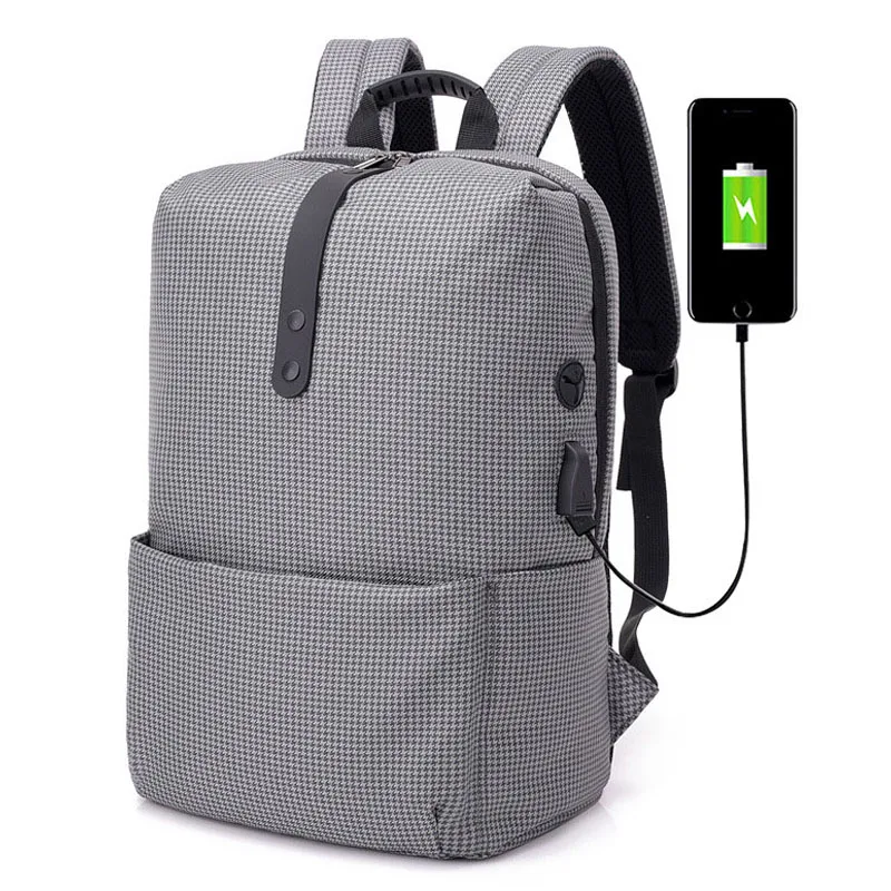 

USB Charge Laptop Backpack Men Fashion Male Casual Travel Backpacks Men School Bag For Teenagers Nylon College Backpacks Mochila