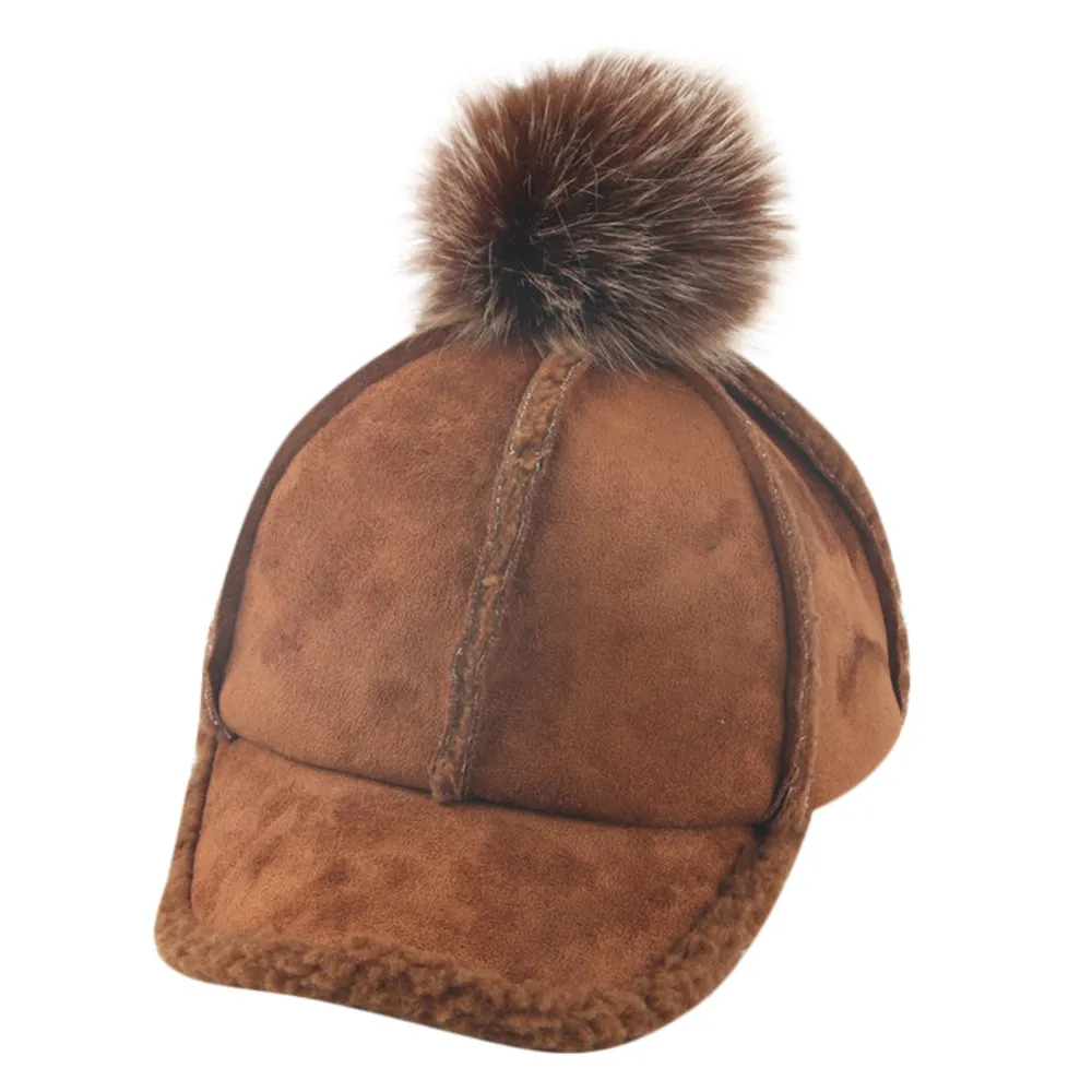 MUQGEW/милые детские осенние шапки для девочек и мальчиков; Bongrace; зимняя теплая шапка; модная детская шапка с меховым помпоном; бейсболки; 1030