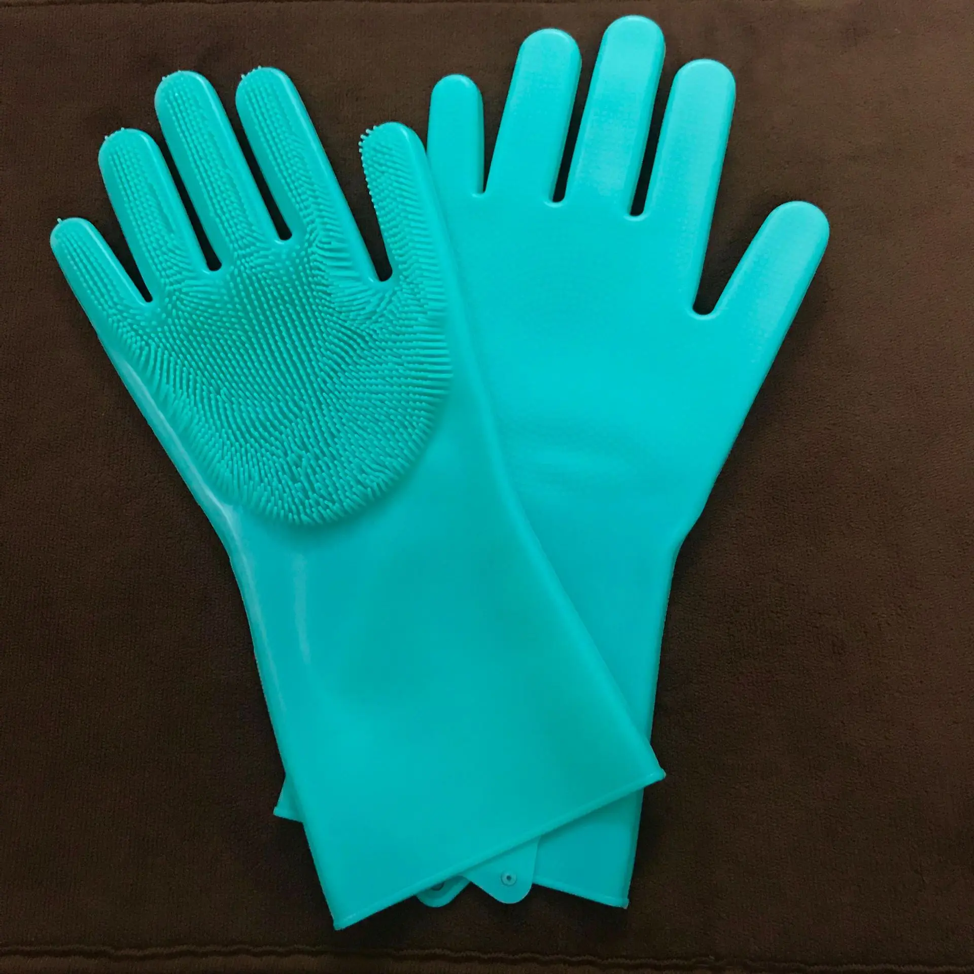 1/1 пара волшебных силиконовых перчаток для мытья посуды эффективные не повредить руки для мытья посуда уборки перчатки кухонные чистящие средства