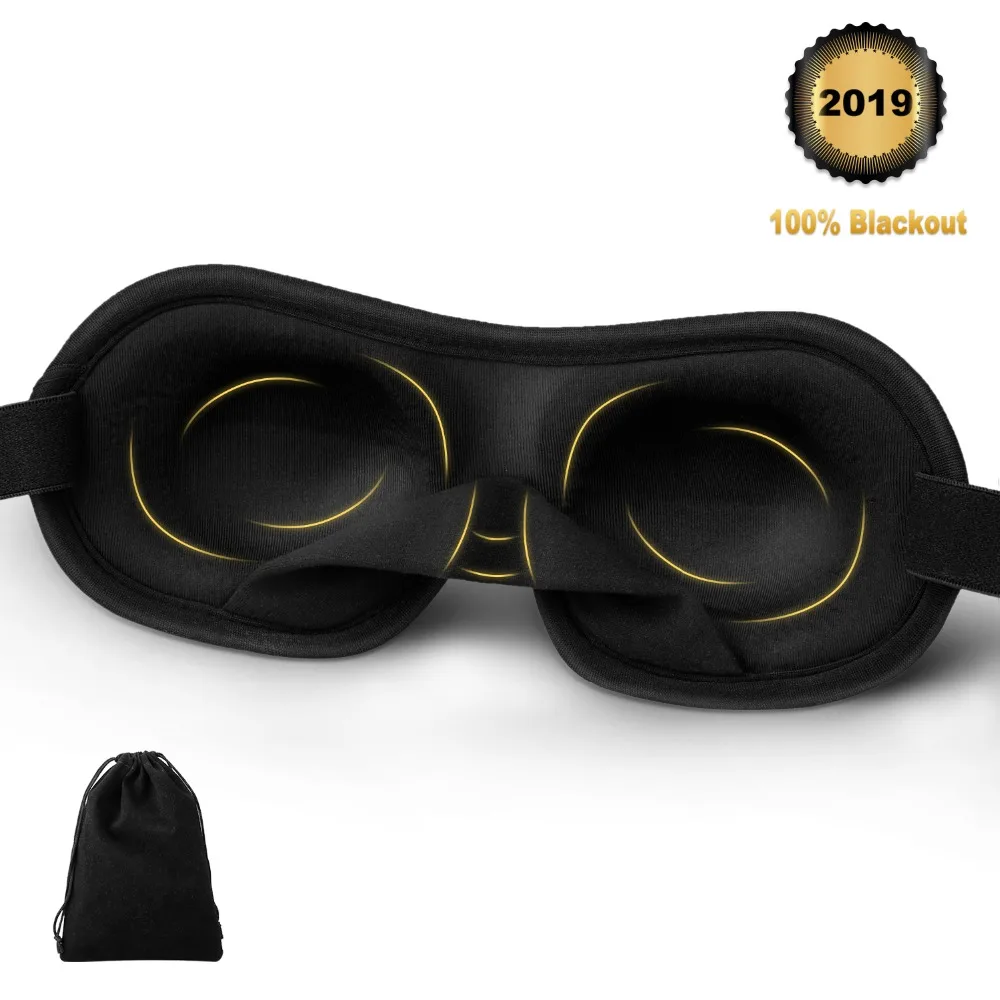3D Sleeping eye mask Travel Rest Aid Eye Mask Cover Relieve Fatigue Light Blocking Sleep | Дом и сад