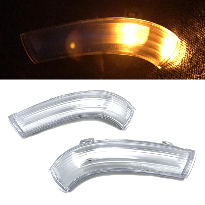 

JEAZEA New 2pcs Left + Right Door Mirror Turn Signal Light Lamp for VW JETTA GOLF GTI MK5 PASSAT Skoda SEAT 1K0949101 1K0949102