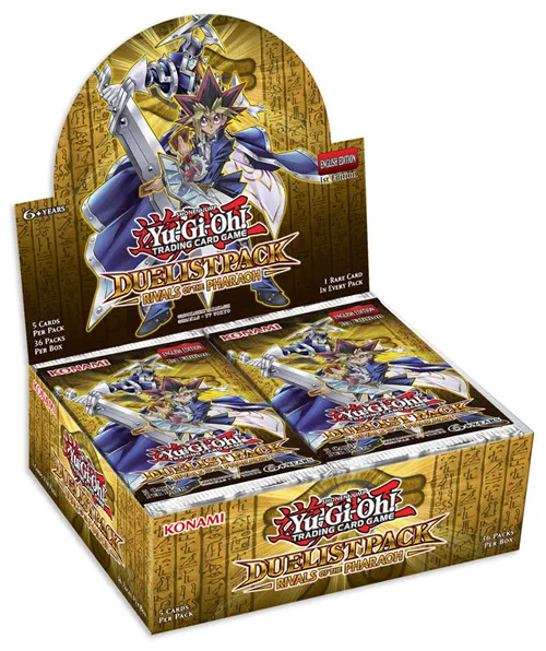 YuGiOh Duelist Pack Rivals of the Pharaoh Booster Box-1-е издание запечатано