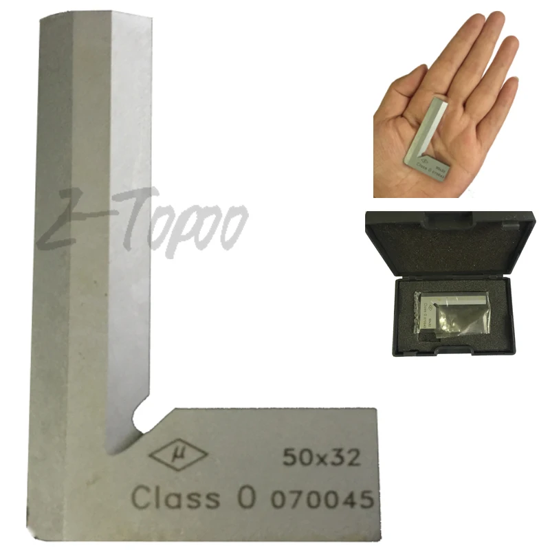 

metal steel 50*32mm Blade 90 degree angle square ruler 0 grade angle gauge&measurement square ruler