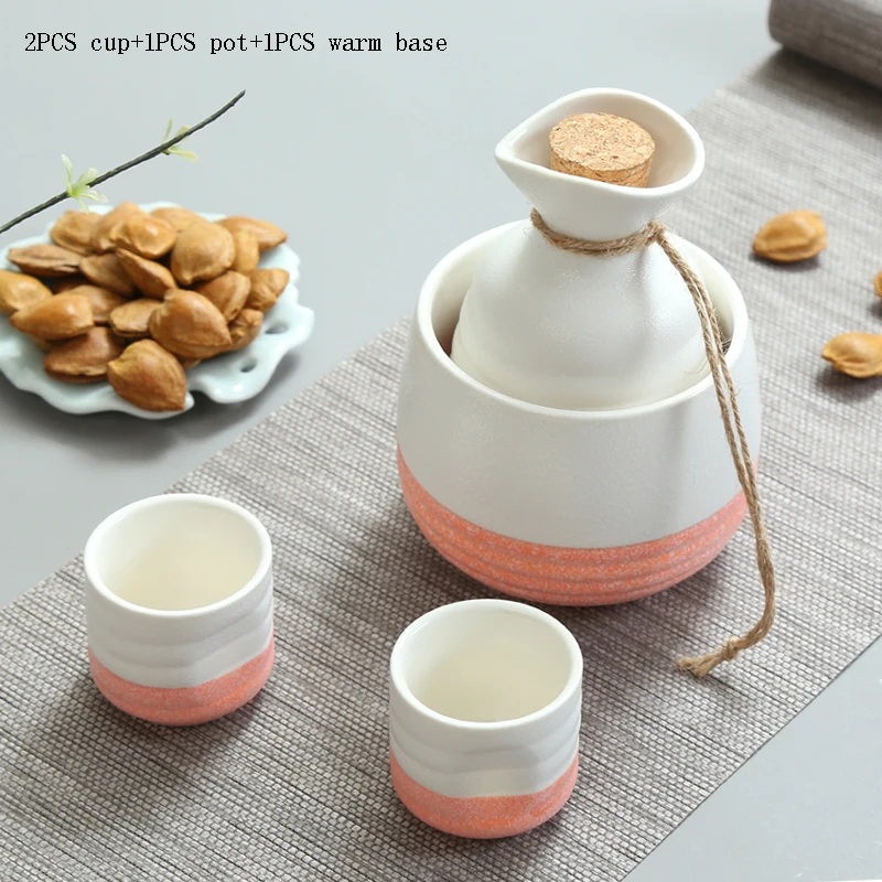 Японский стиль, креативная керамическая посуда для вина, домашняя посуда для напитков, чашка для ликера, горшок, керамический поднос, большая емкость, теплая чашка для вина, чашка для чая - Цвет: S