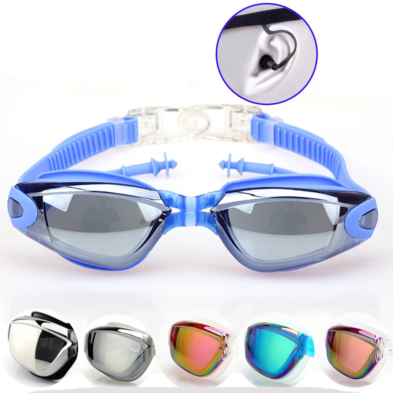 Swimming Pool Goggles For Men Water Underwater Glasses Swim Spectacle