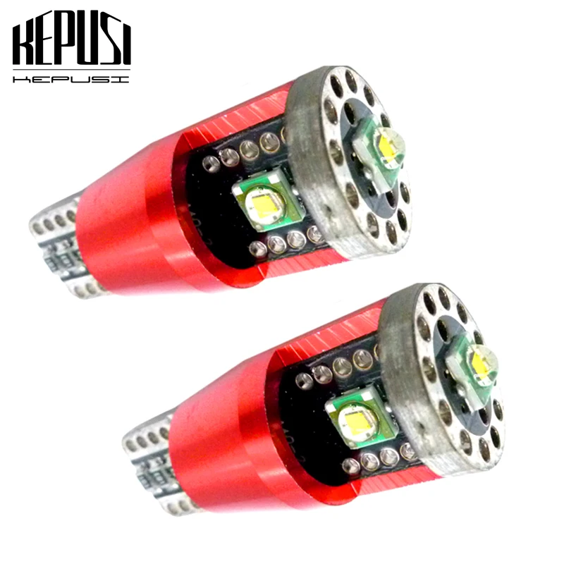 

2x T10 LED Canbus W5W 921 Car Led Light of Cree Chip 15W 500lm Clearance Number Backup Reverse Interior Lamp Bulb 12V-30V White