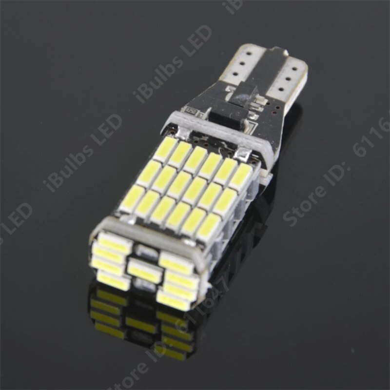 1PCS Super Bright T15 W16W 45 SMD LED 4014 Car Auto Canbus Marker Lamps Reading Light Interior Lighting Bulb | Автомобили и