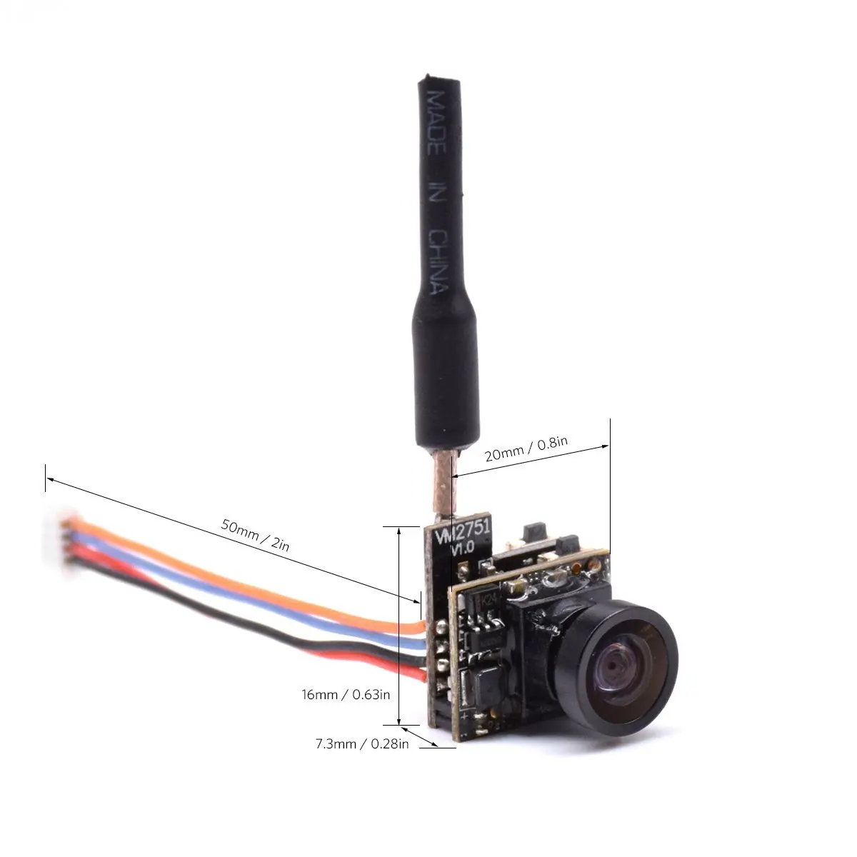 BETAFPV H02 FPV AIO камера 5 8G 40CH 25mW передатчик интегрированная OSD супер мини камера|25mw