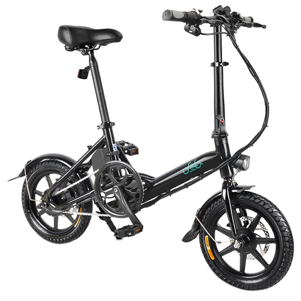 FIIDO D3 мини складной электрический велосипед с двумя дисковыми тормозами 250 Вт Мотор 7.8AH е-байка 36В Алюминий сплав умный электрический велосипед штепсельная вилка европейского стандарта - Цвет: D3 Black