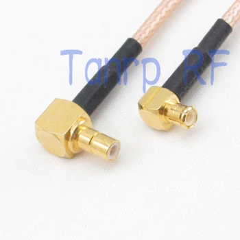 

8in MCX male right angle to SMB male right angle RF adapter connector 20CM Pigtail coaxial jumper cable RG316 extension cord