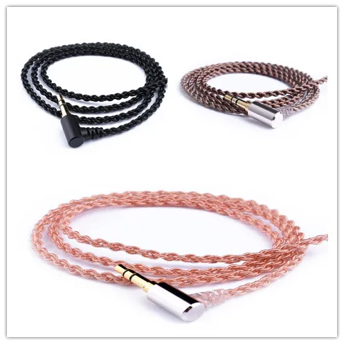 diy earphone wire im50 im70 im01 im02 im03 im04 single crystal copper upgrage cable | Электроника