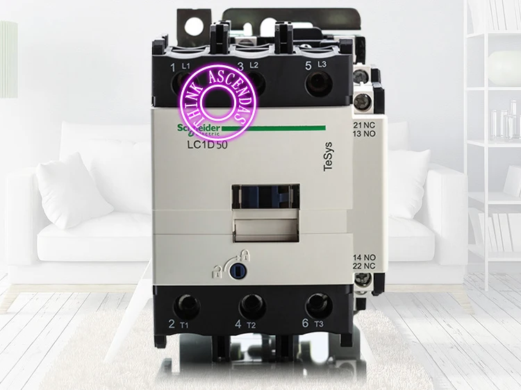 

LC1D Series Contactor LC1D50 LC1D50R7 440V / LC1D50T7 480V / LC1D50U7 240V / LC1D50W7 277V / LC1D50V7 400V / LC1D50Z7 21V AC