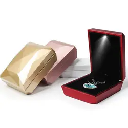 8 Стиль шкатулка для Кольцо Кулон Цепочки и ожерелья для хранения подарки Чехол упаковка для показа Органайзер с кнопкой Батарея высокое