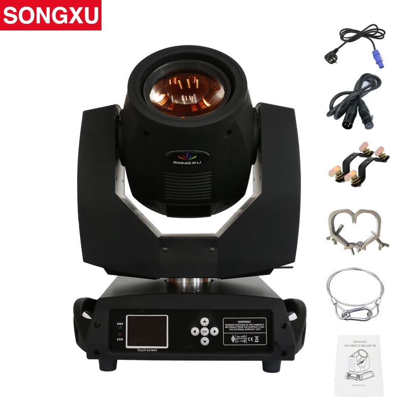 

Sharpy lyre Beam 230W 7R Moving Head Light Touch Screen Beam 230 Beam 7R Stage Disco Lights/SX-MH230