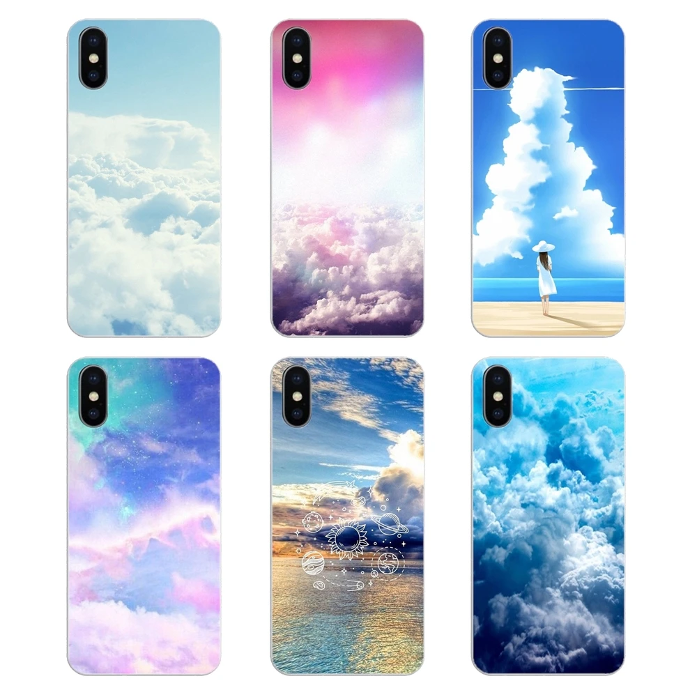 For Xiaomi Mi6 Mi 6 A1 Max Mix 2 5X 6X Redmi Note 5 5A 4X 4A A4 4 3 Plus Pro Silicone Phone Shell Cover Clouds Fly |