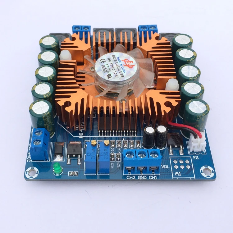 Плата цифрового усилителя высокой мощности TC2001 STA505 class T 50 Вт * 2 HIFI|amplifier board|digital