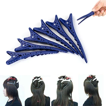 

1Pcs/Set Black Plastic Hair Styling Section Clip Pro Salon Hair Pins Clips Clamps Grip Tension Spring Hold Hair DIY Tools