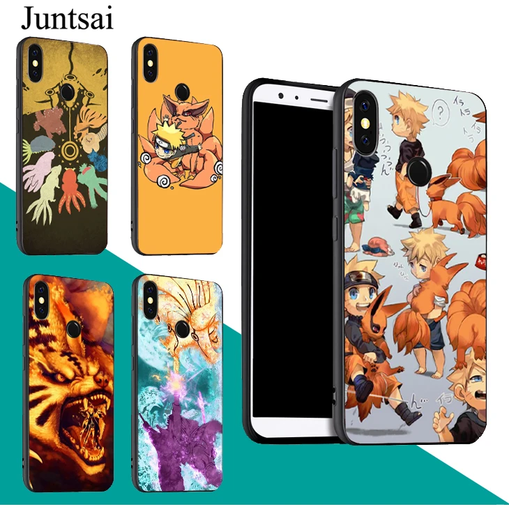 

Juntsai Naruto Anime Kurama Phone Case For Xiaomi Redmi Note 5 5A 7 4X 5Plus 6A 6 Pro S2 Mi 9 8 6X A2 Max 3 F1 Coque