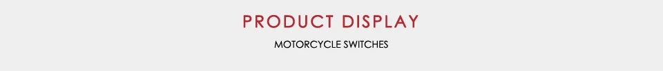 Motocicleta Switch Assembly, Moto Guiador Control Switches,