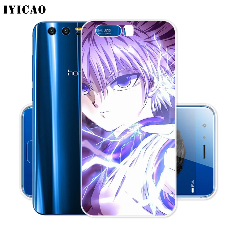 Мягкий силиконовый чехол IYICAO Killua Zoldyck hunter x Для Huawei Y9 Y7 Y6 Prime 2018 Honor 8C 8X 8 9 10 Lite 7X 7C 6A 7A