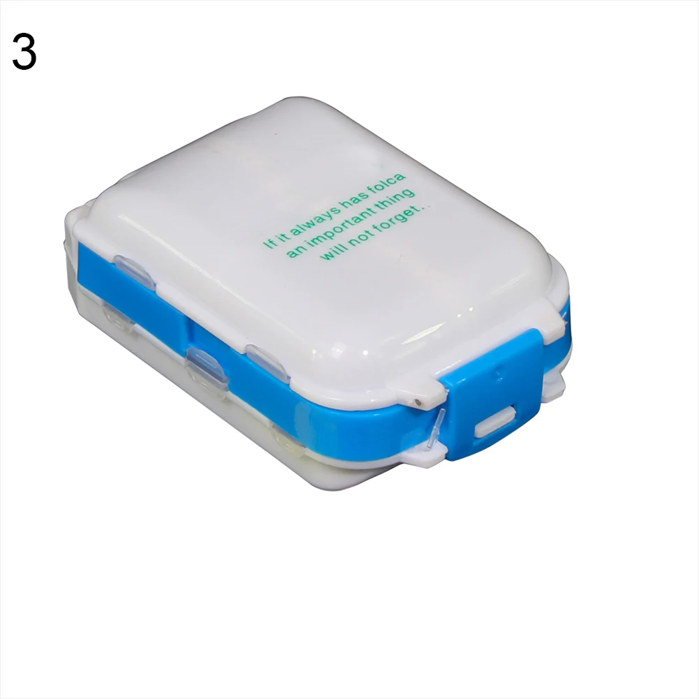 Joylife 8 отсеков складной таблетница контейнер для витаминов футляр для лекарств контейнер Лидер продаж