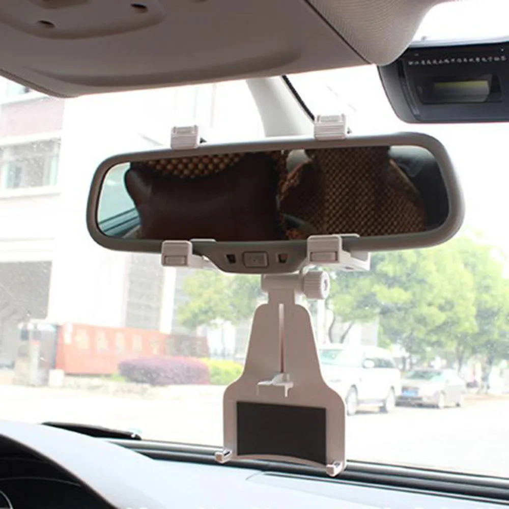 

Car Rear view Mirror Mount Holder Stand Cradle For Cell Phone GPS Extra-firm Goose Neck Absorbs Vibration Car Mount Holder @40