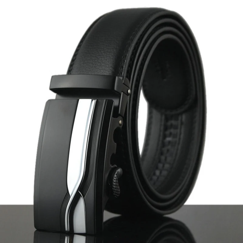 

WOWTIGER belt Automatic buckle men fashion business belt Famous brand luxury popular belts for men