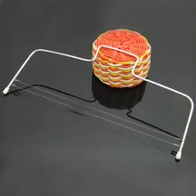 Новая двойная линия, регулируемая нержавеющая сталь, металлические инструменты для резки торта, устройство для резки торта, декоративная форма для выпечки, кухонный инструмент для приготовления пищи