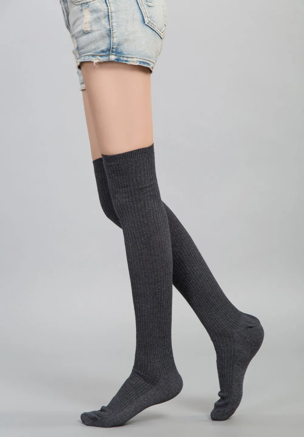 Feishilianyu Corolful сексуальные модные носки для женщин хлопковые носки выше колена высокие носки теплый длиной до бедра длинные чулки для женщин